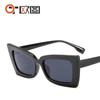 Nuevas gafas de sol tipo ojo de gato 9019 de color, gafas de sol de moda para hombres y mujeres, gafas de sol de color con borde cruzado