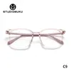 Gafas Studiomuku Muku Marco Transparente Grande Montura Cuadrada Montura de Gafas Montura de Gafas con Altos Requisitos Personales Elegantes