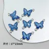 Deusa da Beleza Radiante Vem Visitar Cabelo Super Feérico Imitação Cristal Metal Borboleta Pingente Pulseira Colar DIY Feito à Mão Acessórios de Joias