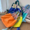 Mochila Ligera de Exterior de Nicho para Mujer, Bolso Ligero de Viaje Escolar, Mochila Impermeable de Nailon con Bloques de Color para Niños, de Alta Apariencia