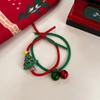 2024 Novo Anel de Cabelo de Natal Sino Alce Fofo Corda de Cabelo Festa Fantasia Atmosfera Acessórios de Cabelo de Alce de Natal