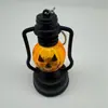 Linterna de calabaza de Halloween, regalo del festival de fantasmas, lámpara de queroseno portátil, luz nocturna LED colorida, accesorio decorativo, llavero de linterna