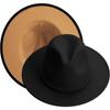 Explosiones transfronterizas sombrero de moda para hombre y mujer Europa y Estados Unidos tiempo de vacaciones relajado y todo tipo de actividades sombrero de fieltro