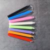 Vela clásica de 6 pulgadas en caja de color, venta al por mayor, para uso doméstico, boda, emergencia, sin humo, insípida, roja y blanca, con varilla larga, borde cruzado