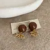 Brincos de Pérola com Zircônia Fogos de Artifício para Mulheres Outono e Inverno Retro Luxo Acessível Estilosos Únicos Moda Tendência Brincos Brincos