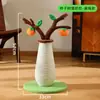 Árbol de Caqui Tabla Rascadora para Gatos Poste Rascador Vertical para Gatos Auto-Placer y Alivio del Aburrimiento Juguete para Gatos Cuerda de Cáñamo Resistente a Rasguños y Garras Sin Migas Tabla Rascadora para Gatos
