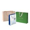 Bolsa de presente Sacola de roupas personalizadas Sacola de embalagem de café para viagem Cartão branco Papel Kraft Sacola de papel publicitário Personalização