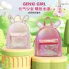 Mochila de Gato con Cola Grande y Orejas de Conejo, Moda Casual, Linda Bolsa de Princesa para Niña, Mochila Escolar Vigor para Niña