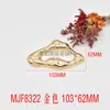 Hebilla Metálica de Aleación de Zinc para Ropa, Bolsos, Accesorios, Ropa de Algodón, Trajes de Baño Bikini, Botones Decorativos de Conexión para el Pecho