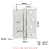 Bisagra pequeña de acero inoxidable 304 201 plana abierta 1 pulgada 2 pulgadas 1.5 pulgadas 3.5 pulgadas para soldar puerta y ventana caja de regalo bisagra de gabinete