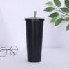 Taza con Popote de Acero Inoxidable 304, Vaso Grande para Hielo de Gran Capacidad, Taza Portátil para Exteriores de Doble Pared con Aislamiento al Vacío