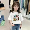 2026 Ropa Nueva para Niños Verano Camisa de Manga Corta para Niñas Tops Camiseta Camiseta de Manga Corta para Niñas Algodón Puro Ropa de Verano para Niños