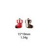 Calcetines de Papá Noel, Cascabeles, Sombreros, Accesorios de Joyería de Aleación para Manualidades, Accesorios para el Cabello Transfronterizos, Colgantes para Llaveros