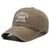 Nueva Gorra de Béisbol Suave Lavada para Hombres y Mujeres Primavera Verano Bordado de Letras Sombrero para el Sol Versátil para Exteriores Gorra de Pico Adelgazante
