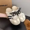 Medias Pantufla Cerradas de Suela Gruesa Súper Populares para Mujer, Nueva Moda de Verano 2026, Pantuflas Versátiles Estilo Alemán para Mujer, Adecuadas para Usar al Aire Libre