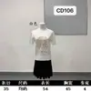 Camiseta de Punto de Manga Corta de Lujo Ligero Inspirada en Chanel para Mujer Verano Nuevo Casual Versátil Top Fábrica