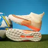 Zapatos de fútbol MG de tacos cortos transfronterizos para estudiantes, zapatos de entrenamiento transpirables para niños con tacos largos, zapatos de fútbol TF antideslizantes para hombre y mujer al por mayor