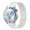 Correa de Reloj Magnética Suave de Silicona con Patrón de Lichi Adecuada para Huawei Gt6 Gt5 Samsung 18 20 22mm Pulsera Bicolor