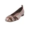 Zapatos de mujer clásicos estilo Chanel, de punta redonda, poco profundos, a cuadros, modelo nuevo con hebilla de cinturón, tacón medio grueso, versátiles para todas las estaciones