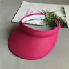 Sombrero de Sol Vacío para Hombres y Mujeres Sombrero de Ala Ancha para Exteriores Sombrero Vacío para Padres e Hijos Sombrero de Sol de Color Sólido Sombrero de Sol