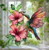 Adornos Colgantes de Pájaros Acrílicos de Alta Venta Transfronterizos para Sala de Estar y Jardín, Decoración de Escena Festiva, Regalo