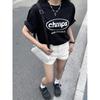 Shorts Jeans Pretos para Mulheres no Verão, Meninas Quentes e Sexy Usam Super Shorts Dobrados, Efeito Emagrecedor, Calça Reta de Cintura Alta