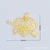 Ventas Directas de Fábrica, Venta al por Mayor de Artículos en Stock, Chapado en Oro Real Microincrustado de Cobre 18K, Colgante en Forma de Corazón Chapado en Oro