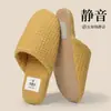 Chinelos de madeira estilo japonês, retrô e elegantes, com sola macia e silenciosa, para homens e mulheres, uso interno em casa no verão, antiderrapantes, atacado