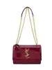 Bolso Cruzado de Hombro con Cadena de Letras Estilo Nuevo 2026, Bolso Cuadrado Pequeño de Alta Gama, Bolso de Charol Brillante para Axila para Mujer