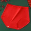 Año de nacimiento ropa interior para mujer algodón rojo cintura alta abdomen reductor transpirable talla grande chica gordita algodón shorts Año Nuevo