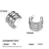 Pendientes de Diseño Versátil Simple Moda de Alta Gama Temperamento Personalizados Nicho Modificación Facial Populares Transfronterizos para Viajeros