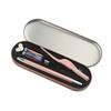Conjunto de caixa de metal luminosa para escavação de orelhas de bebê, artefato de escavação de orelhas de silicone, pinça de orelha luminosa