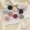 Flor de Satén Tridimensional de Tela, Capullo de Rosa, DIY Hecho a Mano, Accesorios de 3 cm para Accesorios del Cabello, Zapatos, Sombreros, Bolsos y Accesorios de Ropa