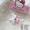Desenho Japonês Rosa KT Pente de Cabelo Suit Menina Doce BB Clip Cabeça de Bola Tendão de Borracha Clip Bico de Pato Acessórios de Cabelo Fofos