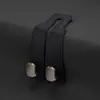 Gancho para coche gancho pequeño de almacenamiento en el respaldo del asiento de coche gancho trasero metálico multifuncional para coche de gamuza