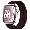 Compatível com a pulseira Huawei Fit5 Pro, estilo oficial igual fit5/4/3 nuvem-sensação respirável cinco-anéis pulseira de nylon trançada