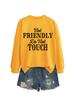No Amigable No Europeo y Americano Cómodo Nuevo para Mujer Deseo Exportación Transfronteriza Sudadera Base Otoño e Invierno