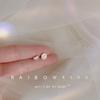 Aretes Asimétricos de Limón 2024 Nuevos Trendy Simples Coloridos Aretes de Fruta Lindos Estilo Japonés Aretes de Esmalte Goteado