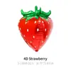 Globo de Fresa Estéreo Nuevo Producto Transfronterizo de 22 Pulgadas 4D Cuatro Lados Artificial Fresa Globo Flotante Decoración de Fiesta de Frutas Aire