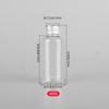 Ponto 50 60 100ml 500 1000ml Pet Plástico Transparente Frasco Dosador Tampa de Alumínio Duas Cores Atacado
