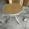 Juego de Mesa y Sillas de Exterior con Sombrilla Patio Balcón al Aire Libre Terraza Ratán Tejido Exterior Impermeable Estilo Ocio Madera Anticorrosión Mesa y Sillas