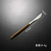 Vajilla portuguesa de internet con mango de madera de imitación, juego de cuchillo, tenedor y cuchara de acero inoxidable, vajilla occidental, cuchara de postre, cuchillo para carne al por mayor