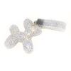Llavero colgante de oso violento de caricatura de diamante en polvo ligero, accesorios de decoración colgante de muñeca exquisita tridimensional