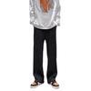 Pantalones Casuales Arrugados con Ondas para Hombre Primavera y Otoño Holgados Colgantes Rectos Pantalones de Moda Coreana