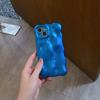 Capa Bolha de Cor Sólida Adequada para Capa de Celular iPhone 16 Pro Max, Apple 17 Novo Modelo 14/13 Sensação Eletrogalvanizada de Alta Qualidade