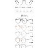 Montura de gafas de aleación de moda, comercio electrónico transfronterizo, los más vendidos, buenos productos, volumen de ejecución, gafas duraderas anti-luz azul, belleza atmosférica 69083