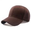 Gorra de béisbol coreana retro con alero curvo, morada, para mujer, con placa de sombra ligera de verano, color sólido, combina con todo, para hombre