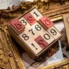 Mes Semana Sello de Madera Cuenta Manual Transfronterizo Inglés diy Madera Decoración Diaria Material Sello traje Personalización