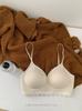 8355 # Sujetador de Pecho de Cómic Ampliado Base de Maquillaje Líquida Encaje Invisible Empalme de Encaje Push-Up Ropa Interior con Hilo para Mujeres Transfronterizo