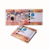 Carteira Criativa Masculina Cross-border Dólar Americano Impressão Moeda Padrão Lona Carteira Curta Bolsa de Cartão em estoque Pode Ser Definido